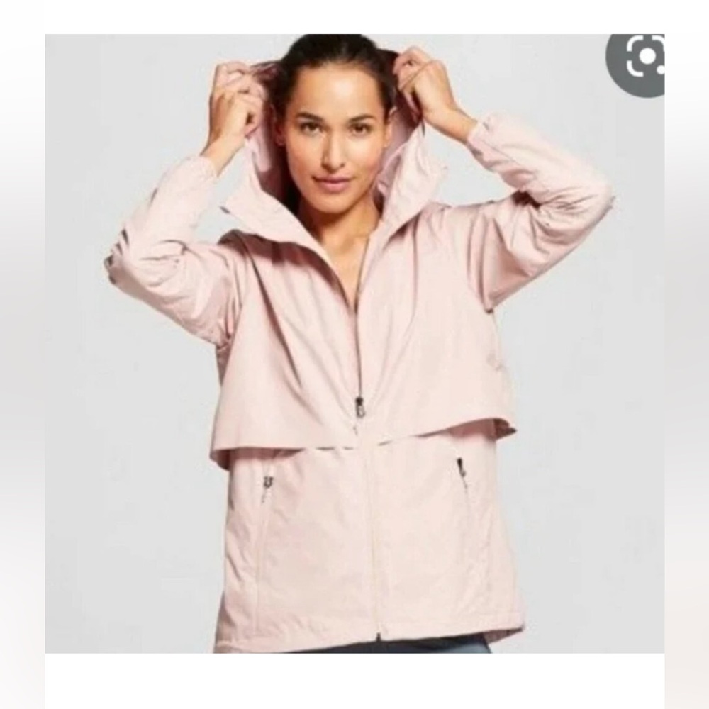 Champion Pink Hooded Rain/Wind Jacket